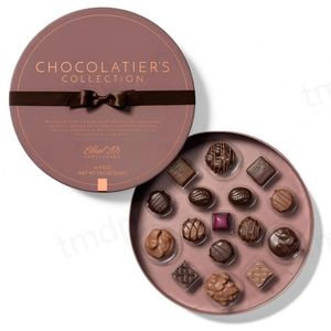 Tùy chỉnh cao cấp sang trọng tin máy tính bảng Hộp sô cô la gấp hộp Matt cán thermoforming chèn tùy chỉnh + sang trọng + sô cô la + Hộp - Product Image 4