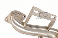 Tuyau de descente sport pour Mercedes Benz Classe A W177 A180 A200 1.3T M282, tuyaux d'échappement à haut débit, système d'échappement SS304