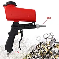 Pistolet de sablage pneumatique à gravité Portable outil réglable de gravité de Machine de sablage portable en aluminium léger