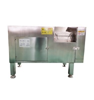 Machine de découpe de cubes d'os de viande congelée Machine de découpe de cubes de poitrine de poulet frais