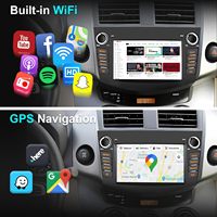 Autoradio Android 4 Go de RAM 64 Go de ROM Navigation GPS pour Toyota RAV4 2006 2007 2008 2009 2010 2011 2012