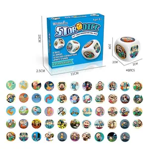 Teacher and Student Educational Teaching Toys Cube Game Imaginative Training the Tell Story Dice