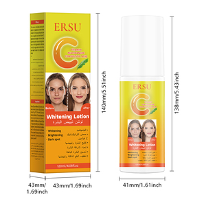 Nhãn hiệu riêng OEM ersu tự nhiên vitamin C làm trắng làm săn chắc chống nhăn mặt Chăm Sóc Da thiết lập bao gồm kem sữa rửa mặt huyết thanh Lotion - Product Image 6