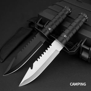 Pisau berkemah berburu bertahan hidup, pisau bilah tetap tahan lama dengan kegunaan luar ruangan - Product Image 5