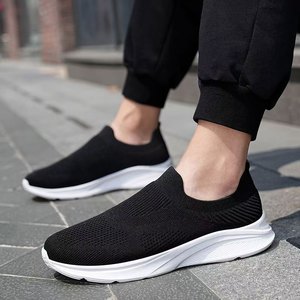 Wholesale Comfortable Super Light Weight Walking <b>Shoes</b> <b>for</b> <b>Elderly</b> Men Fitness Footwear Big Size 47 Low Spring Summer Autumn - Product Image 3