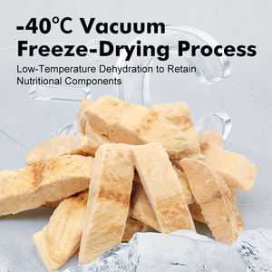 工場直販卸売 栄養価の高いエコフレンドリーな肉ペットスナック フリーズドライサーモンジャーキー 犬用おやつ 80g袋 - Product Image 4