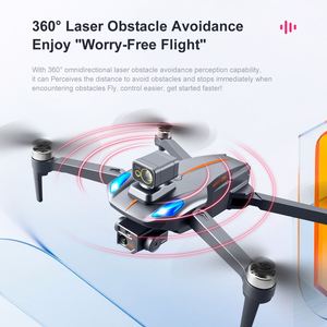 Drones professionnels <span class=keywords><strong>K911</strong></span> <span class=keywords><strong>Max</strong></span> 8k Gps 4k avec système d'évitement d'obstacles, double caméra HD, moteur sans balais, quadricoptère pliable RC - Product Image 3