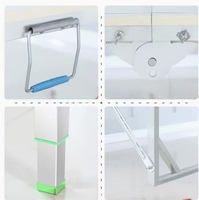 Scie à table multifonctionnelle à glissière inversée, scie à table portable, petite table de travail relevable, établi de menuiserie pliable