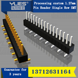 Đầu Nối <span class=keywords><strong>Micro</strong></span> Smd Tùy Chỉnh Ổ Cắm <span class=keywords><strong>Usb</strong></span> 1.27Mm Đầu Cắm Một Hàng Mạ Vàng 2-50P Cho Linh Kiện Máy Tính - Product Image 4