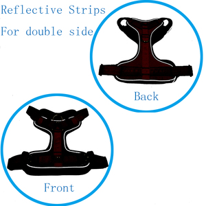 <span class=keywords><strong>Harness</strong></span> Anjing Anti Tarik dengan Bahan Nylon Tebal, Model Sport Sederhana, Dapat Disesuaikan, Reflektif, dan Dilengkapi Gesper Baja Anti Karat - Product Image 4