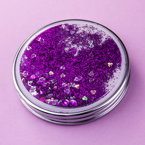 Mini bolsillo de doble cara pequeño espejo redondo espejo de maquillaje portátil Metal logotipo personalizado pequeño espejo cuadrado - Product Image 2