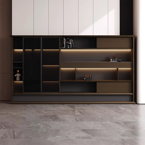 Custom Wood High Office Filing Cabinet with <strong>Open</strong> Shelves <strong>File</strong> Cabinet - Product Image 2