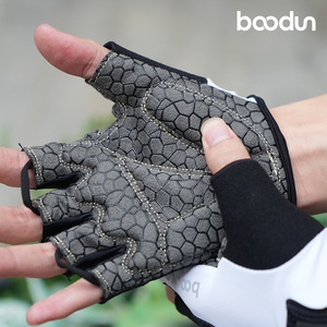 Gants de cyclisme Bodun à demi-doigts, respirants, absorbant les chocs, pour le vélo de route et le VTT, unisexe, adulte - Product Image 4