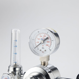 HG13F ตัวปรับแรงดันก๊าซไนโตรเจนแบบทองเหลืองเต็มตัว พร้อมเกจวัด - Product Image 2
