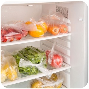 Household Plastic Vest Bags Large Small Sizes Refrigerator Food Storage Transparent Irregular Shape Disposable Kitchen Packaging - Product Image 1