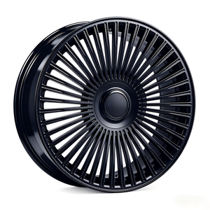 Jantes en alliage d'aluminium forgé sur mesure Premium BW 18-28 pouces Or rose/Noir <span class=keywords><strong>pour</strong></span> voitures Lowrider - Product Image 3