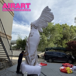 Exposition d'art : Statue gonflable de la Victoire à ailes / Sculpture géante gonflable <span class=keywords><strong>Nike</strong></span> - Product Image 2