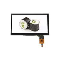 Vente directe d'usine 7 pouces 350 Cd/m2 luminosité Interface RVB TFT LCD résolution 800*480 affichage TN pour industriel