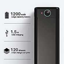 Fabricante Chino y Precio Económico, Impresora Térmica Móvil Inalámbrica A4 sin Tinta M08f para <span class=keywords><strong>Tatuajes</strong></span> Temporales - Product Image 2