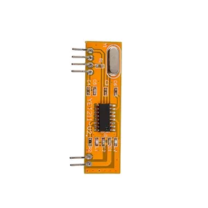YET211 The RF wireless superheterodyne receiver module can receive signals from long-distance remote controls