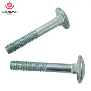 DIN603 Carriage Bolt Half Round Head Square Neck Fastener Bolts Machine Bolts