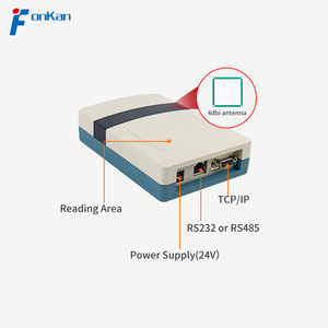 무료 데모 SDK RFID 리더 ISO18000-6C 데스크탑 UHF RFID 리더 및 라이터 액티브 및 명령 작업 모드 - Product Image 1