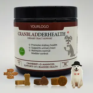 Oem Odm Dog Supplement Cranberry Mineral Oil Antioxidants Support Kidney Anal Gland Function Health Pet Urinary Supplement