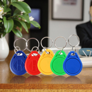 Bán buôn cuid ABS NFC Key Fob tag có thể ghi t5577 125Khz RFID Keyring 13.56MHz F08 RFID cho khách sạn thanh toán ISO 15693 giao thức - Product Image 2