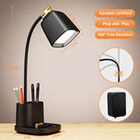 Veilleuse LED à commande tactile avec gradation progressive 3 couleurs, protection oculaire, en ABS, pour lecture au bureau et à la maison