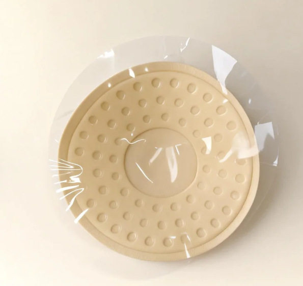 colorful Nylon fabric nipple cover, skin-colored,