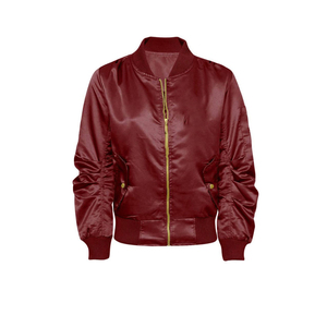 Custom Wholesale 100% Polyester Made Satin Bomber <b>Jackets</b> For Adults With Custom Logo - Product Image 5