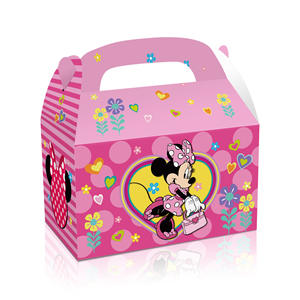 Caja de Cartón Portátil Elegante con Diseño Animado de <span class=keywords><strong>Minnie</strong></span> Mouse para Regalos, Dulces y Galletas de Fiesta - Product Image 5