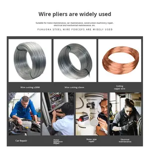 Pince coupante diagonale multifonctionnelle jaune-verte à bec fin pour électricien – Meilleure vente - Product Image 4