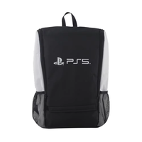 Sac à dos en nylon PS5 portable, écologique, simple, classique, grande capacité, durable, fermeture éclair, antichoc, pour console