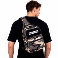 Sac à main en polyester compact et élégant avec fermeture éclair, capacité de 10 L pour portefeuilles et petits objets