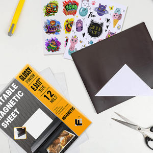 แผ่นแม่เหล็กขนาด0.6มม. 0.75มม. พิมพ์ลายด้วยตัวเองสำหรับเด็กแผ่นป้องกันแม่เหล็ก3มม. รองรับน้ำหนัก230ก. - Product Image 5