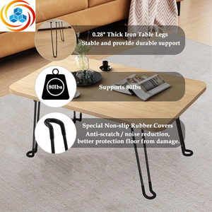 Mesa Plegable Portátil Resistente para Computadora Portátil, Mini Escritorio, Mesa para Café, Patas de Horquilla Desmontables - Product Image 3