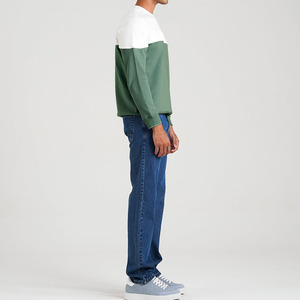 Wholesale High Quality Factory Made <b>Men</b> Winter <b>Sweatshirt</b> Solid Color Knitted Regular Fit Casual Style Crew Neck <b>Sweatshirts</b> - Product Image 5