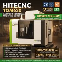 Machine de fraisage CNC horizontale TOM630, équipement de fabrication robuste pour pièces métalliques de précision