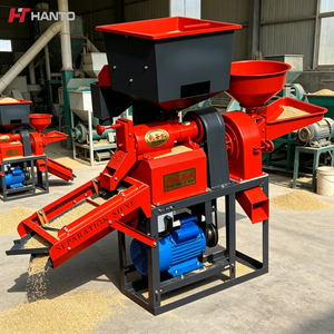 Broyeur de riz à haut rendement 300 kg/h 2800 tr/min, machine combinée de traitement des céréales pour millet, sorgho, blé - Product Image 1