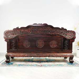 महोगनी ठोस लकड़ी के सोफे ने चीन के शास्त्रीय लिविंग रूम के फर्नीचर को मोर्टिज और टेन संयुक्त संरचना के साथ सेट किया - Product Image 4