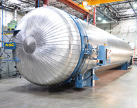 Réservoir de vulcanisation d'autoclave de chaussure de toile en caoutchouc électrique industrielle d'usine pour la stérilisation de nourriture