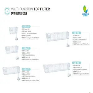 JENECA Filter atas multifungsi akuarium filter gantung eksternal untuk akuarium ikan