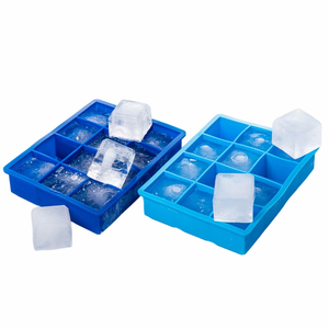 Moule à glaçons personnalisé en silicone de qualité alimentaire non toxique à 12 cavités avec couvercles, grande taille, pour glaçons personnalisés - Product Image 2