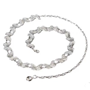 Chaîne de corps papillon pour femme en alliage de zinc blanc, bijou de mode pour fête, vacances, mariage, cadeau - Product Image 5