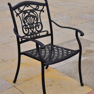 <span class=keywords><strong>Fauteuil</strong></span> en aluminium moulé léger et robuste, facile à déplacer pour toutes les occasions en extérieur, assise confortable, vente flash - Product Image 4