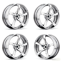 Rines de Aleación de Aluminio Forjado de 2 Piezas, Diseño Cóncavo de 24 Pulgadas, Cromados, Personalizados, Compatibilidad Universal, GY Cybruck Tahoe EV, Lujosos, Nuevos