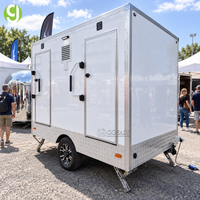 Remorque de toilettes mobiles Goeasy, unité combinée toilettes et douche pour camping