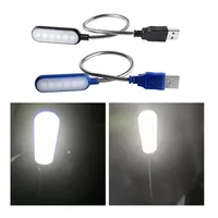 Portable USB LED Mini livre lumière liseuse lampe de Table Flexible 6leds lampe USB pour batterie externe ordinateur portable ordinateur portable