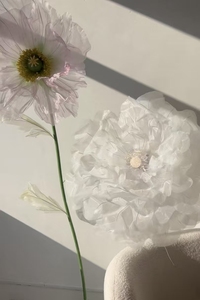 Fiore Elettrico Bianco Premium a 48 Petali con Apertura Motorizzata LED per Decorazioni di Matrimoni ed Eventi - Product Image 4
